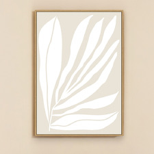 Palma Sculpt Framed Canvas Wall Art