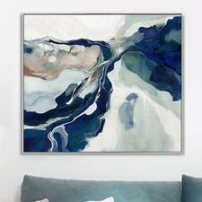 Abstract Alchemy Framed Canvas Wall Art