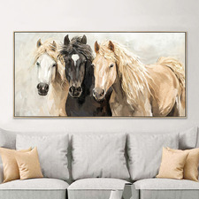 The Mane Event Framed Canvas Wall Art