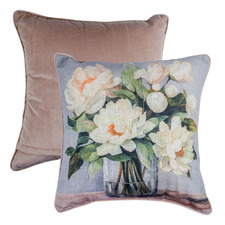 Effie Linen-Blend Cushion