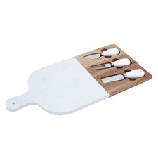 4 Piece Clifton Cheese Knife & Board Set