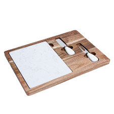 4 Piece Prescott Cheese Knife & Board Set