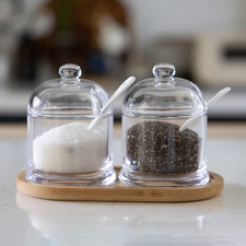 3 Piece Nicolai 300ml Spice Jar & Tray Set