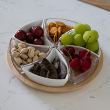 7 Piece Cerrito Pinwheel Serving Set