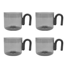 Brighton 300ml Glass Mugs (Set of 4)