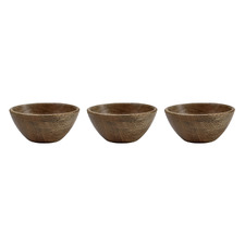 Carrol 10cm Mango Wood Bowls (Set of 3)