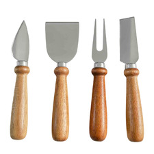 4 Piece Meriden Stainless Steel Cheese Knife Set