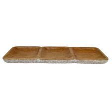 Callie Mango Wood Section Platter