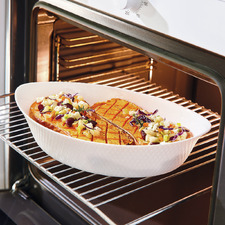 Venice Oval Opal Glass Baking Dish