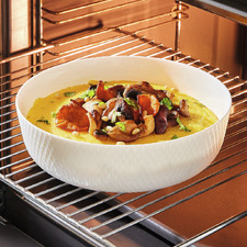 Venice Round Opal Glass Baking Dish