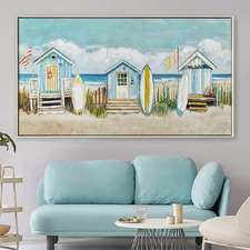 Board Meeting Framed Canvas Wall Art
