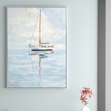 Mellow Mast Framed Canvas Wall Art