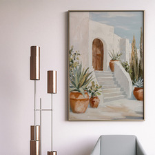 Villa Vista Framed Canvas Wall Art