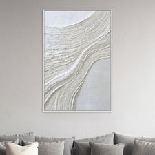 Go with the Flow Framed Canvas Wall Art