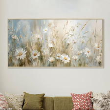 Oopsie Daisy Framed Canvas Wall Art