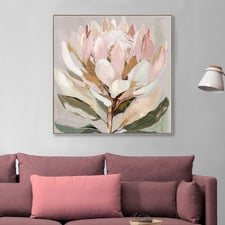 Blush Hour Framed Canvas Wall Art