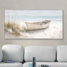 Aboat Time Framed Canvas Wall Art