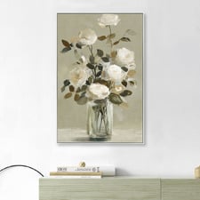 Petal Up Framed Canvas Wall Art
