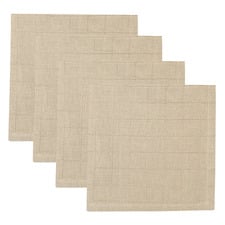 Trenton Recycled Cotton-Blend Napkins (Set of 4)
