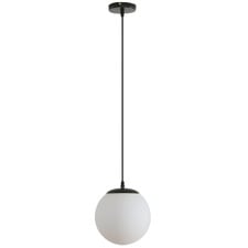 Monique Opal Glass & Aluminium Pendant Light