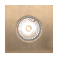 Hamza Brass Square Inground Light Cover