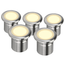 Orlando Stainless Steel Deck Lights (Set of 5)