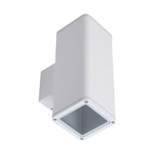 Zaahir Square 240V Tri-Colour Up/Down LED Outdoor Wall Light