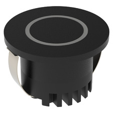 Aura Aluminium Round 24V Low-Level Recessed LED Wall Light