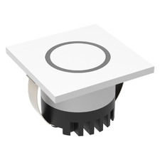 Aura Aluminium Square 24V Low-Level Recessed LED Wall Light