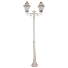 Zorelle Powder-Coated Die-Cast Aluminium 204cm 2-Light Lamp Post
