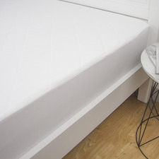 White Ardor Cotton Mattress Protector