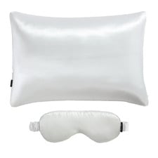 2 Piece Silk Pillowcase & Eye Mask Set
