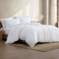 White Boardwalk Quilt Cover Set