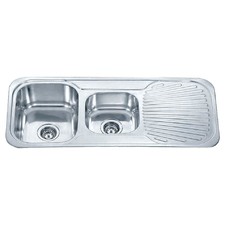 Dante 1080mm 1 & ¼ Stainless Steel Kitchen Sink with Drainer