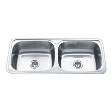 Lavassa 1160mm Double Stainless Steel Laundry Sink