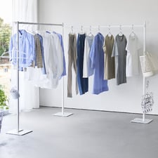 Tower 2-Bar Collapsible Clothes Drying Rack