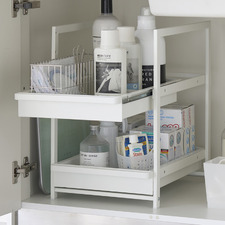 Tower 2 Tier Slide-Out Under Sink Organiser