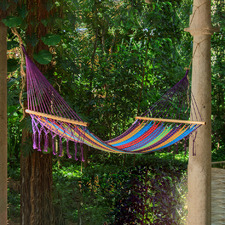 Resort Style Fringeless Mexican Hammock