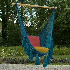 Carlos Hand-Woven Cotton Mexican Chair Hammock