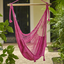 Luis Hand-Woven Cotton Mexican Chair Hammock