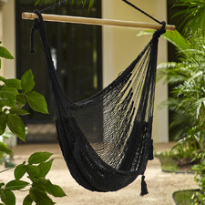 Luis Hand-Woven Cotton Mexican Chair Hammock