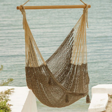 Javier Hand-Woven Cotton Mexican Chair Hammock