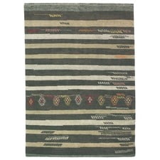 Himali Jade Clay & Pebble Hand-Knotted Rug