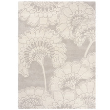 Oyster Florence Broadhurst Japanese Floral Wool Rug