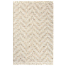 Cream Atelier Hand-Woven Wool Rug
