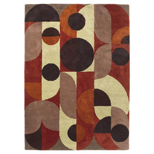Red Decor Cosmo Hand-Tufted Wool Rug