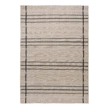Beige & Charcoal Zona Outdoor Rug