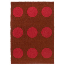 Red Habitat Festival Dots Outdoor Rug
