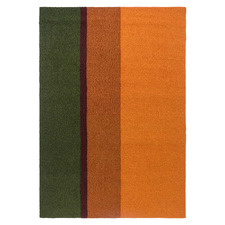 Orange & Green Habitat Festival Outdoor Rug