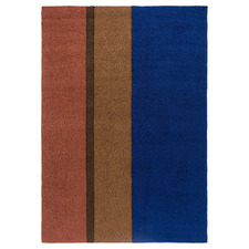 Blue & Brown Habitat Festival Outdoor Rug